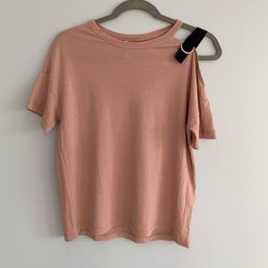 Shoulder cut out top